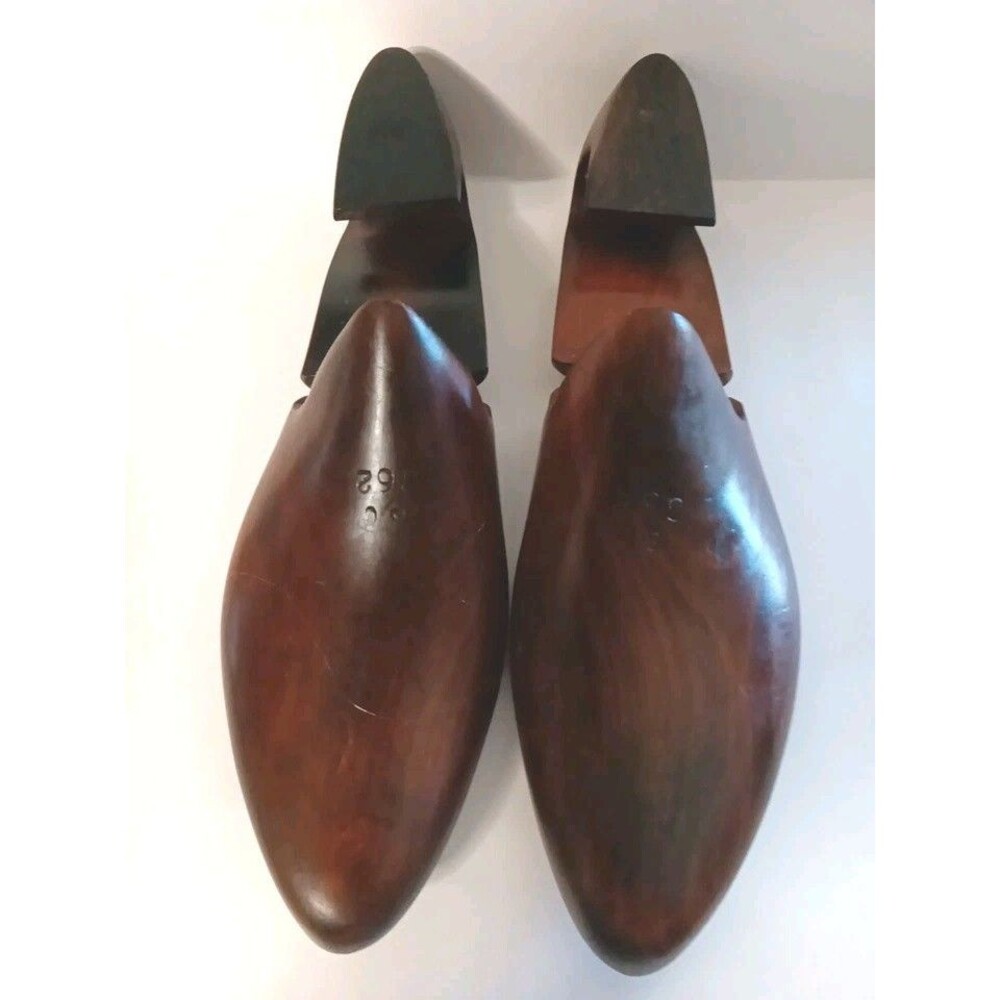 Vintage Rochester Shoe Tree Company. Men's Wooden Shoe Keeper Size 8C - 362